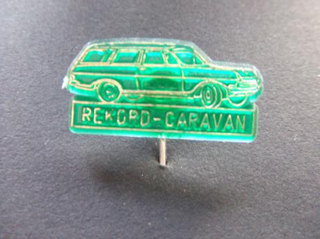 Opel Record Caravan groen oldtimer
